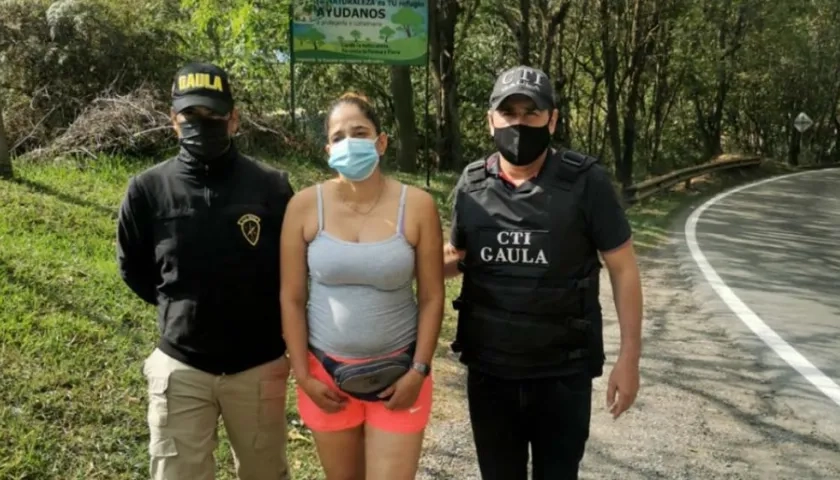  Darling Zulay Suárez Carvajal, mujer capturada.