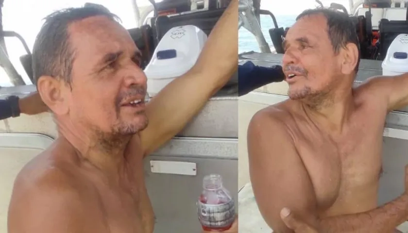  Ovidio Lesmes Otero, pescador rescatado. 