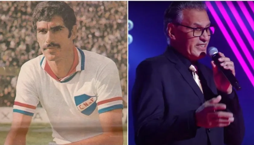 Atilio Ancheta en sus dos facetas. 