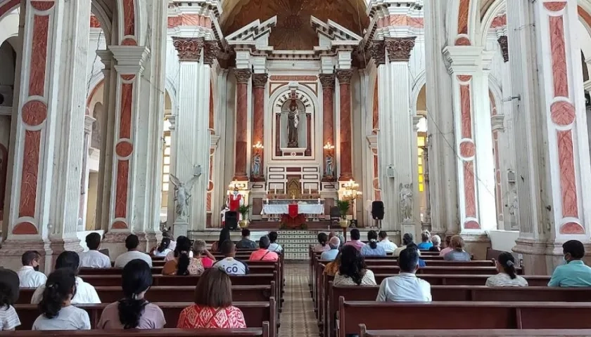 Celebración del Domingo de Ramos.