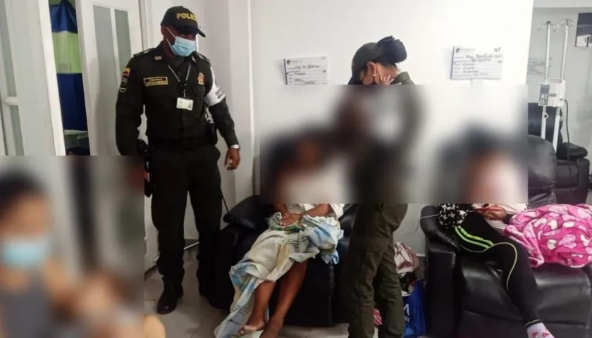 Bebé de 7 meses es atendida en una clínica de Cartagena.