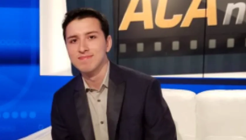 El artista colombiano Juan José Cielo.