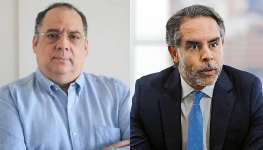 Jorge Segebre, presidente de Fedequinas, y Armando Benedetti.