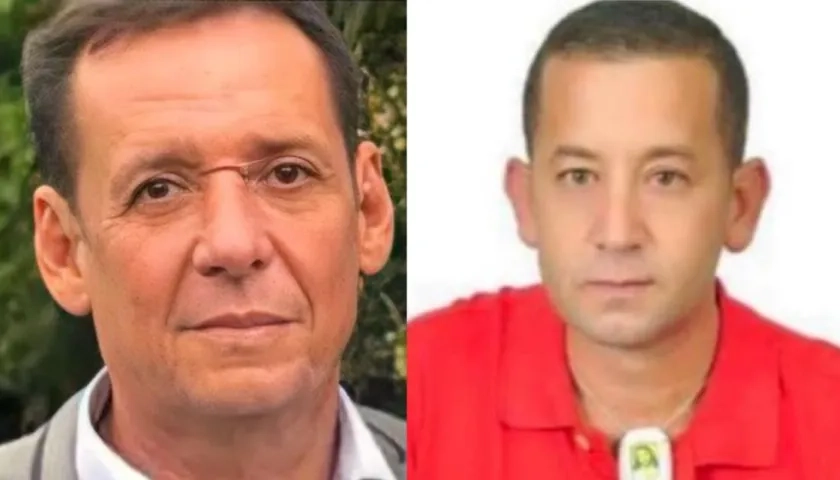 Los exalcaldes asesinados César Augusto Osorio, de Briceño, y José Danilo Agudelo, de González