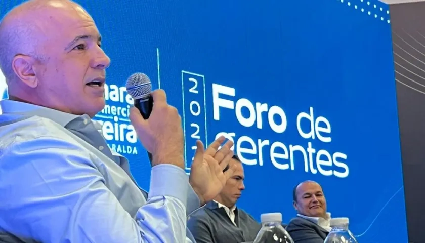 Christian Daes, COO de Tecnoglass en el Foro de Gerentes 2022 en Pereira.