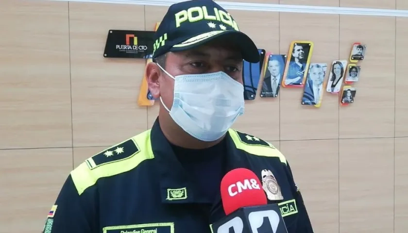 Comandante de la Policía Metropolitana de Barranquilla, brigadier general Luis Carlos Hernández Aldana.