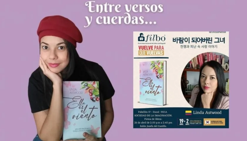 Escritora barranquillera Linda Astwood.