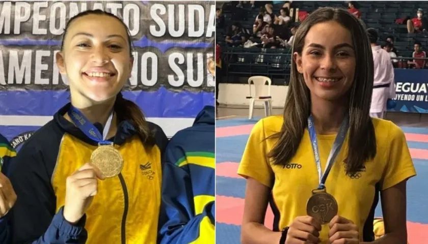 Natalia Bernal y Laudith Cabrera. 