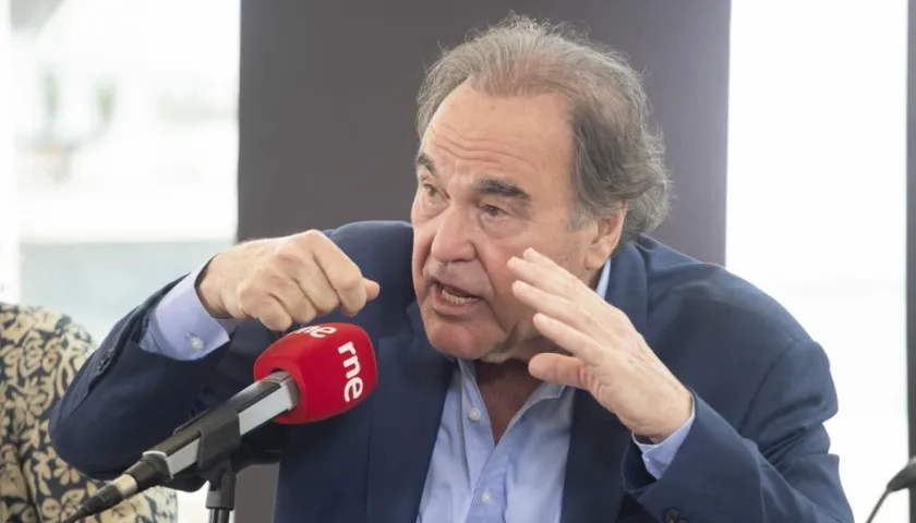 El director de cine estadounidense Oliver Stone.