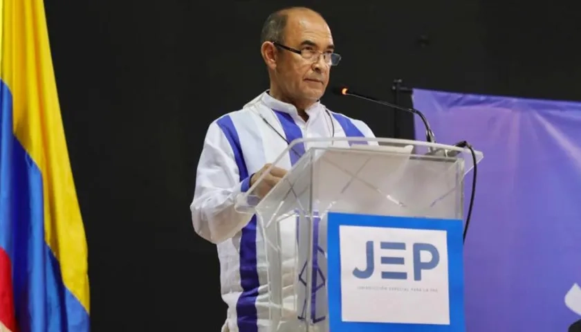 El general Paulino Coronado, en audiencia.