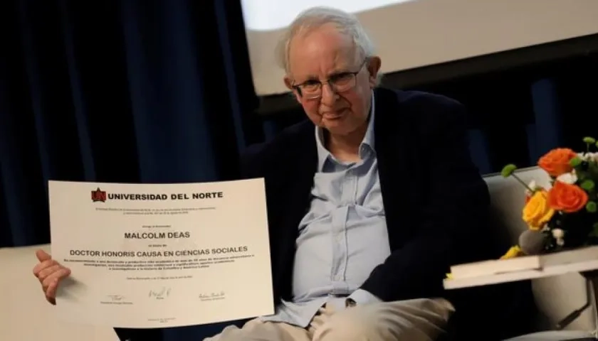 El historiador Malcolm Deas.