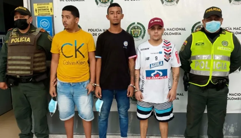Los tres reclusos recapturados.