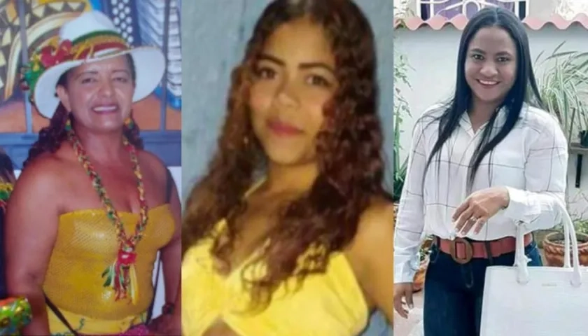 Tres de las 17 mujeres asesinadas este año en el Atlántico. 