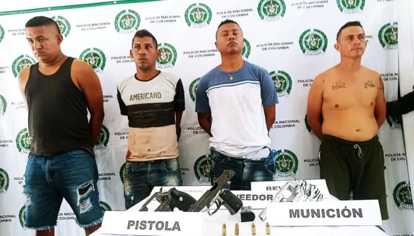 Capturados en Sincelejo.