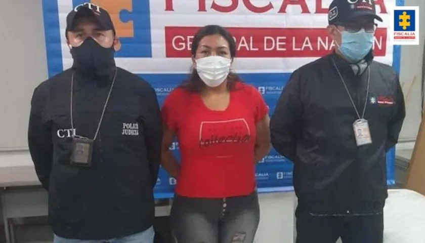 Noralba Vasco, la acusada.