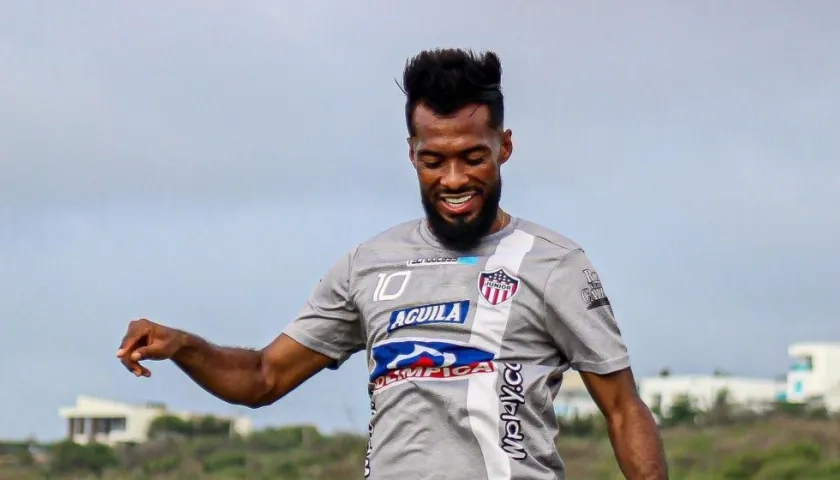 Luis 'Cariaco' González, jugador de Junior. 