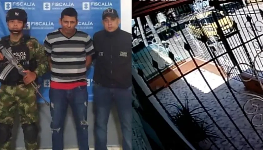 Fernando Chacón Hernández y momento del homicidio.