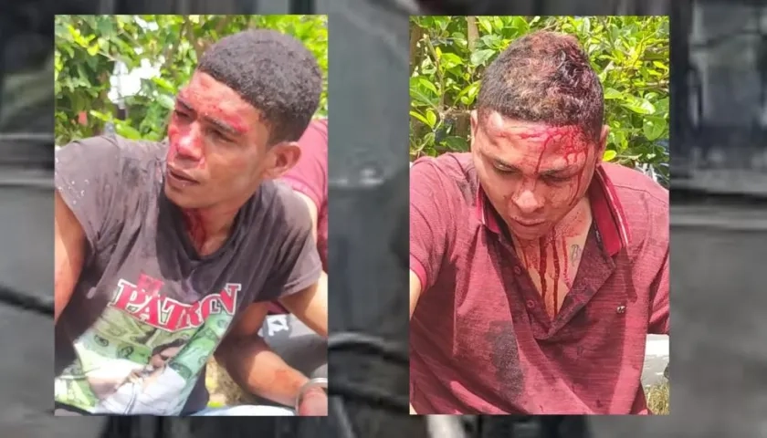 Brayan José Sánchez Bram  y Brayan José Arenilla Acendra, capturados