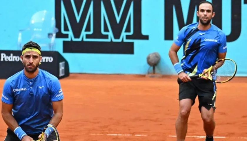 Los colombianos Robert Farah y Juan Sebastian Cabal.