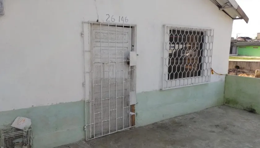 La vivienda de Olga María Gómez.