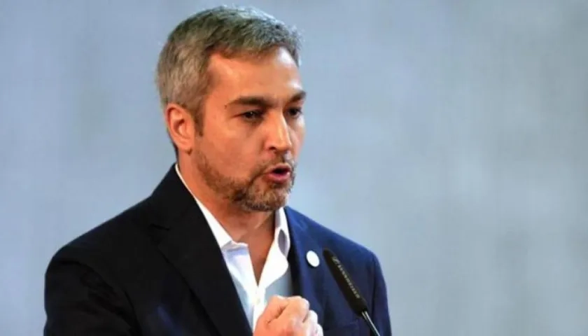 El presidente de Paraguay, Mario Abdo Benítez.