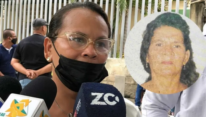 Eunices Blanco, hija de la mujer asesinada. 