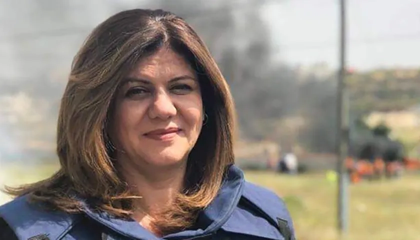La periodista palestina Shireen Abu Akleh.