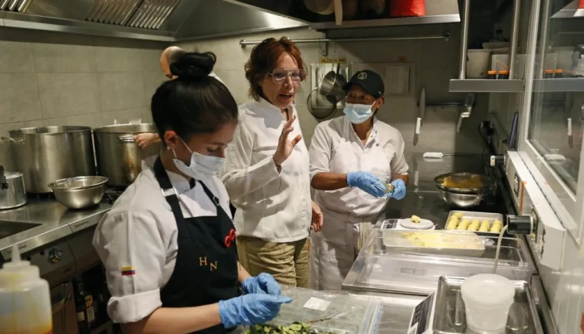 La chef colombiana Leonor Espinosa.