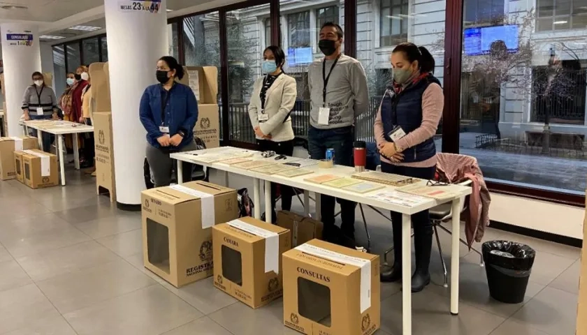 Consulado de Colombia en Madrid.