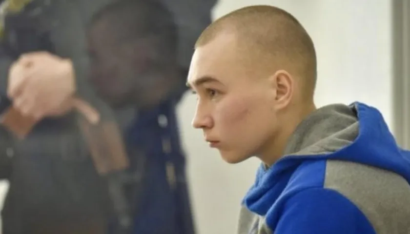 Vadim Shishimarin, el primer soldado ruso procesado en Ucrania.
