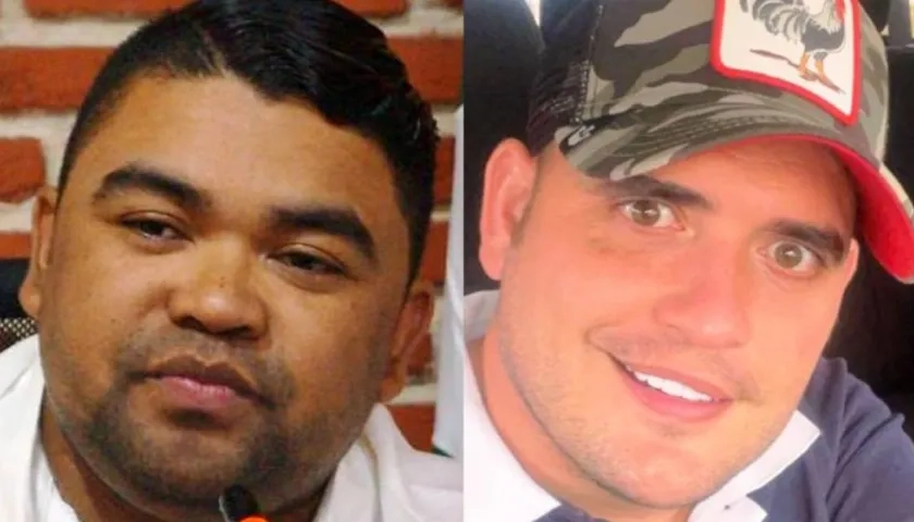 El Concejal Luis Cassiani y el Edil Pedro Aponte