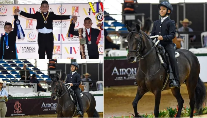Kevin Jesús Campo Bernal cabalga sobre 'Insignia'. 