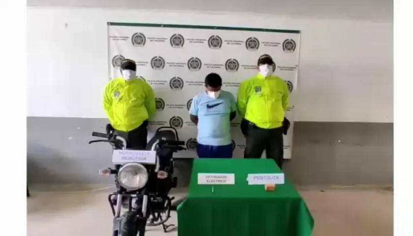 Alias 'Ruperto', capturado por la Policía. 