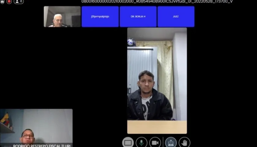 Audiencia de Fredy Enrique Pinzón Pérez