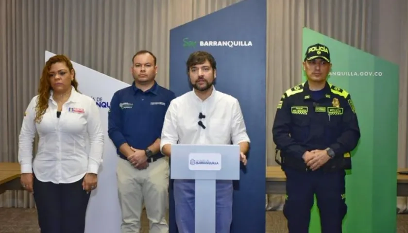 Jaime Pumarejo, en rueda de prensa