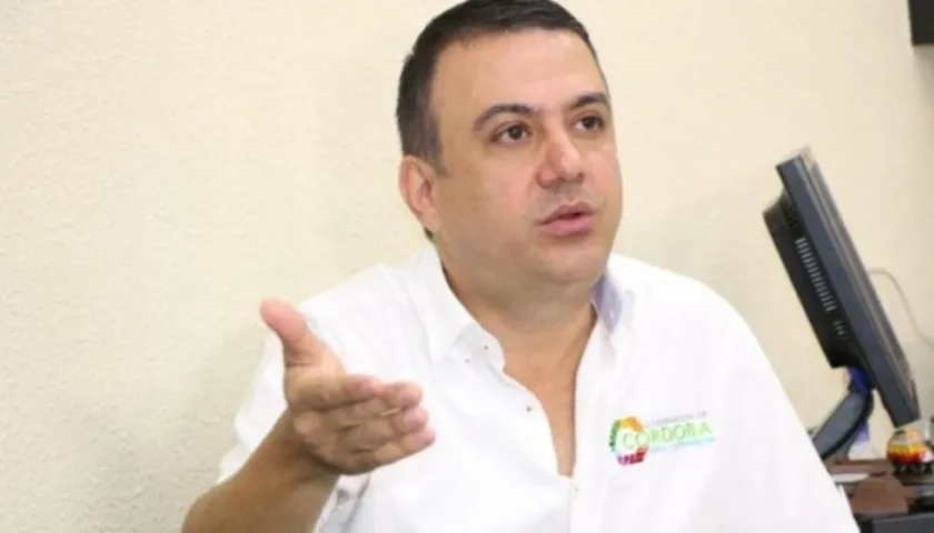 El exgobernador de Córdoba, Edwin José Besaile Fayad.