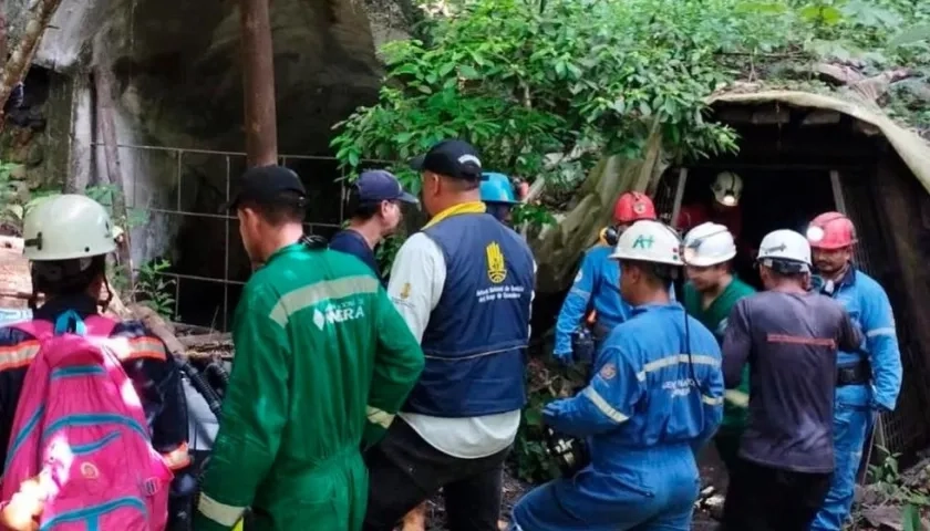 Mina El Mestizo, sitio de la tragedia.