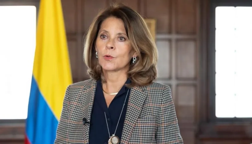 La vicepresidenta y canciller de Colombia, Marta Lucía Ramírez.