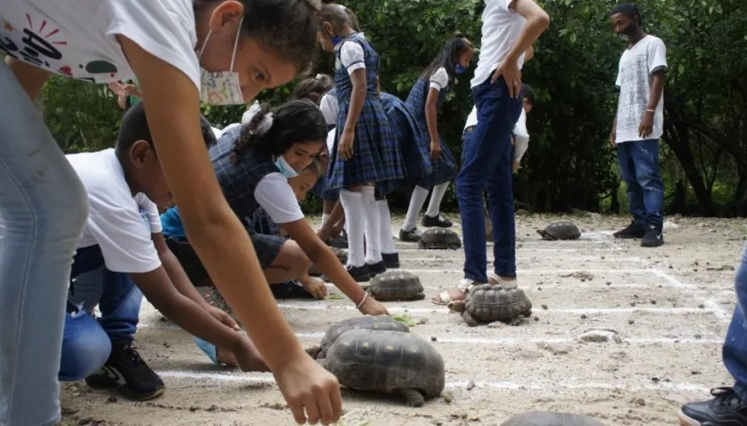 Niños que participaron de la actividad. 