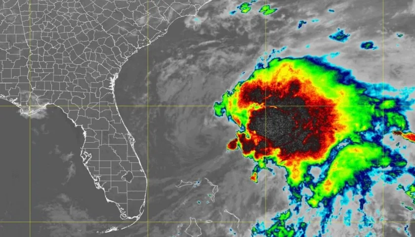 Formación de la Tormenta Tropical Alex