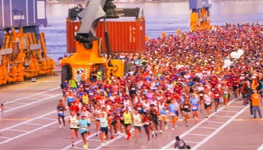 Media Maratón del Mar en Cartagena