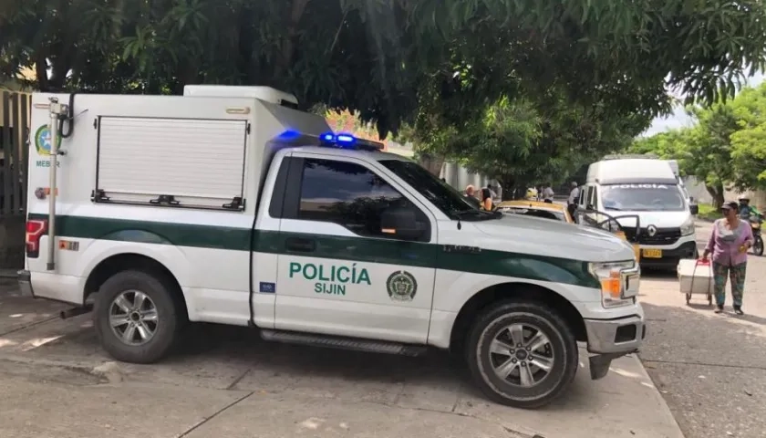 El cuerpo del hombre fue trasladado a Medicina Legal. 