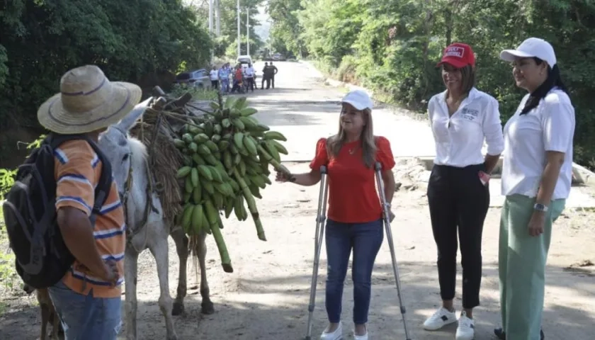 La gobernadora del Atlántico, Elsa Noguera.
