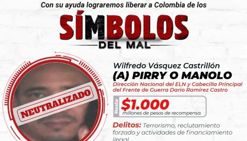 Anuncio de Iván Duque sobre neutralización de alias 'Pirry'.