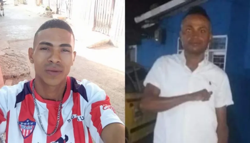 Luis Ricardo Guerrero Cantillo y John Leider Pacheco Rodríguez, asesinados en Villate. 