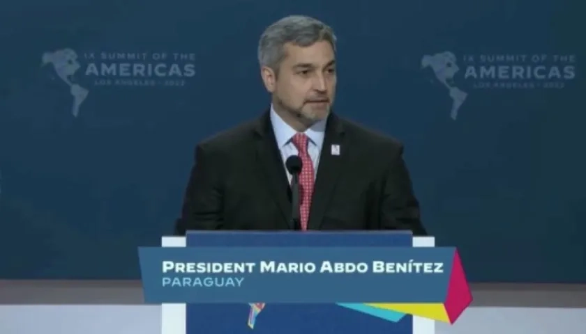 En Cumbre de Las Américas, presidente de Paraguay