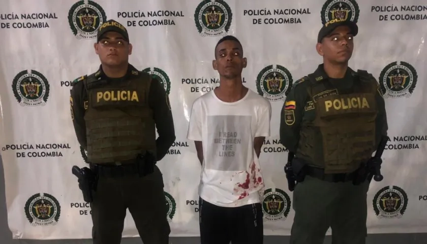 Jorge Isaac De La Rosa Gutiérrez, el capturado.