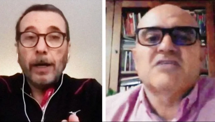 Vinicio Alvarado y Xavier Vendrell.