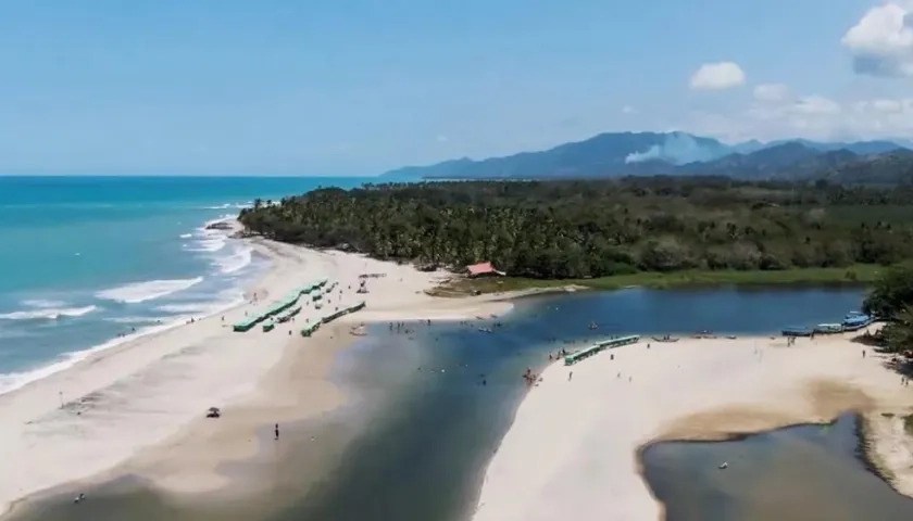 Desembocadura del río Buritaca.