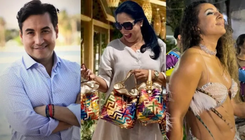 Lucho Borrego, María Claudia Fernández y Kelly Ríos